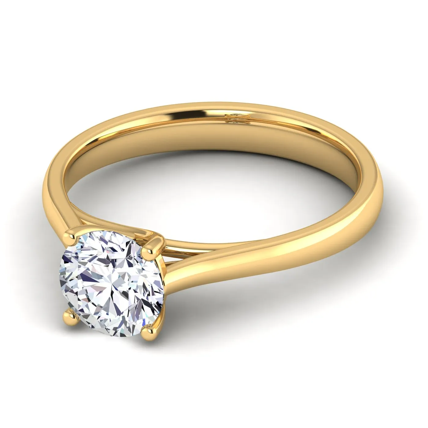 Anello di Fidanzamento Solitario Rigel con Diamante Lab Grown Rotondo da 1.00 Ct