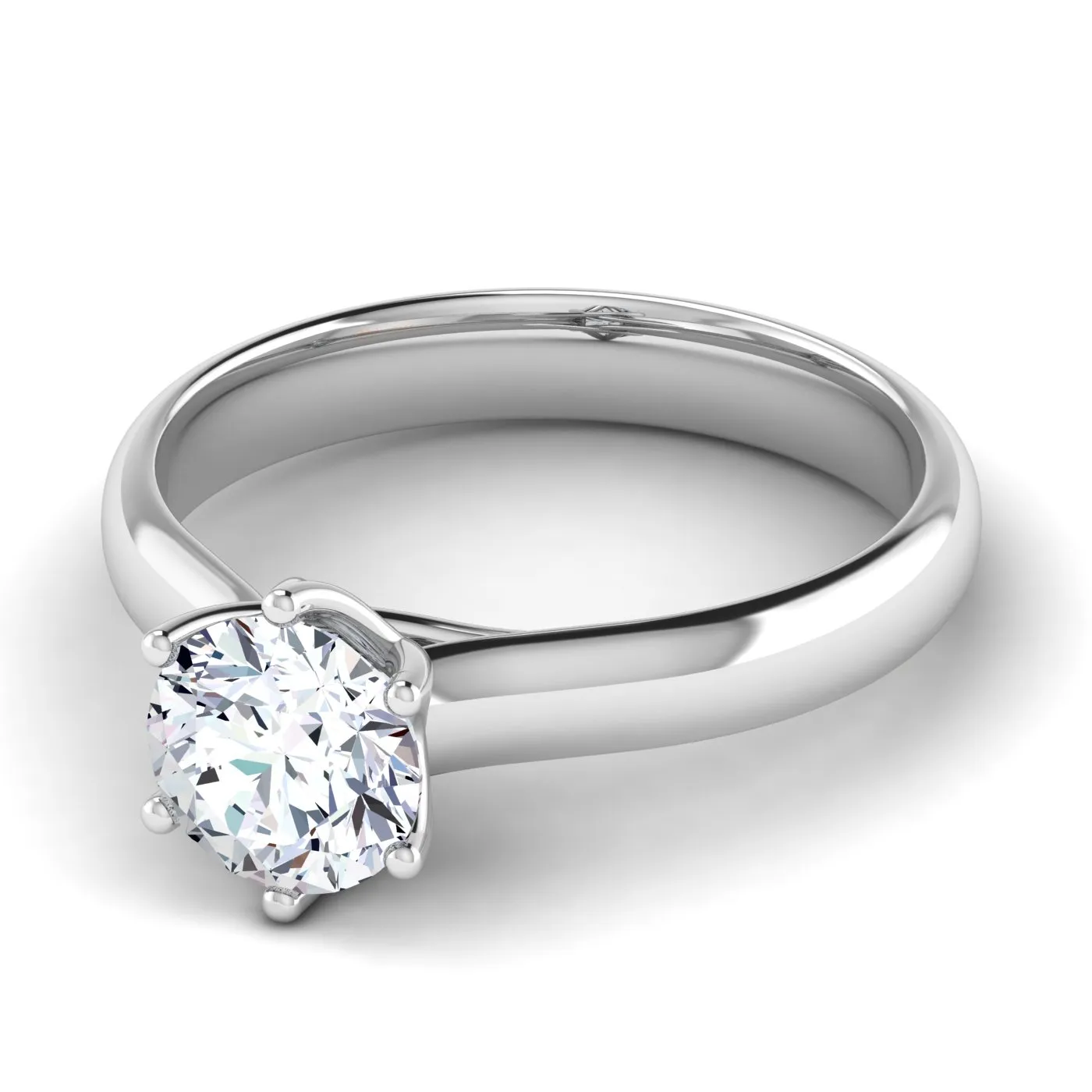 Anello di Fidanzamento Solitario Aldebaran con Diamante Lab Grown Rotondo da 0.54