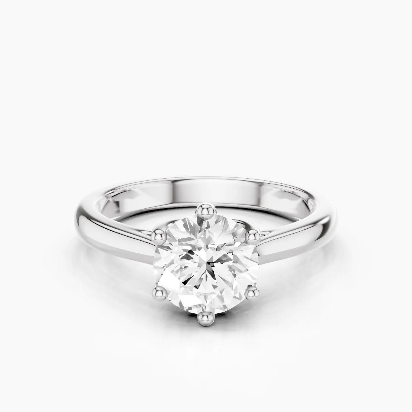 Anello di Fidanzamento Solitario Liora con Diamante Lab Grown Rotondo da 1.35 ct